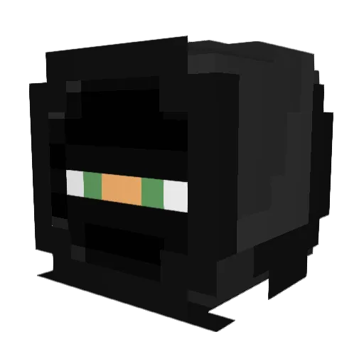 shotbymufa Minecraft avatar head, 3D render
