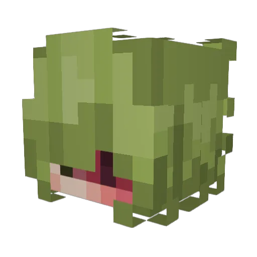 shotbyverr Minecraft avatar head, 3D render