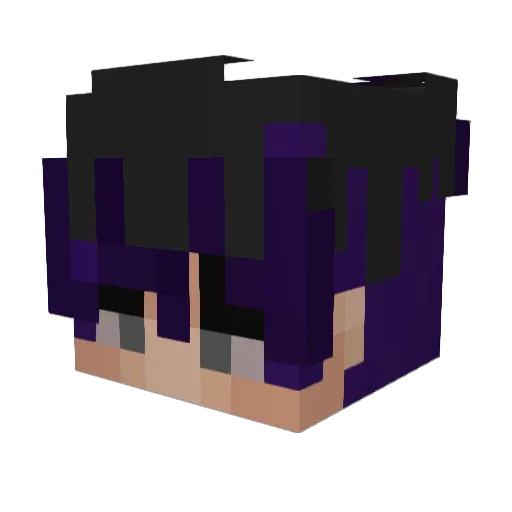 shothaha Minecraft avatar head, 3D render