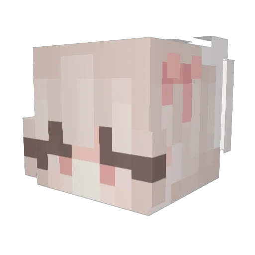 shotphia Minecraft avatar head, 3D render
