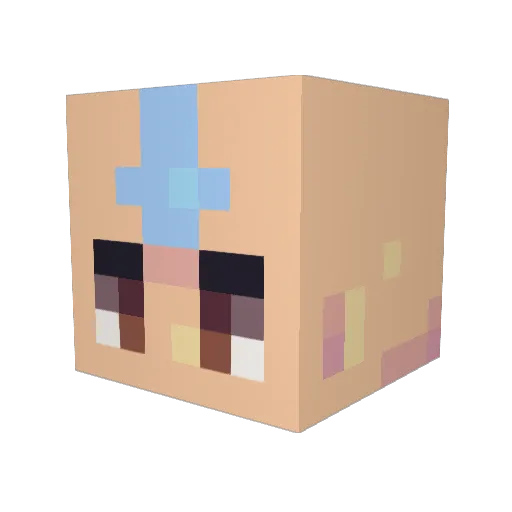 shotputmarco Minecraft avatar head, 3D render