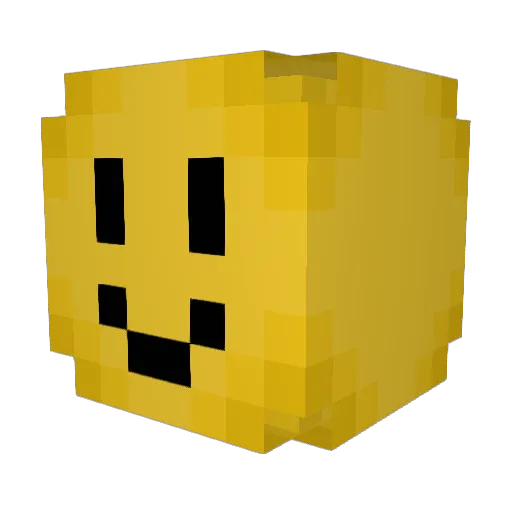 shotsaway Minecraft avatar head, 3D render