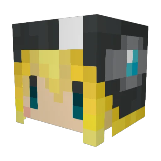 shoty_313 Minecraft avatar head, 3D render
