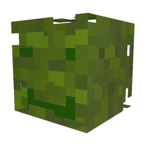 shouge Minecraft avatar head, 3D render