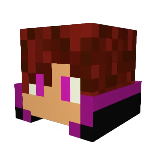 shoukichi77 Minecraft avatar head, 3D render