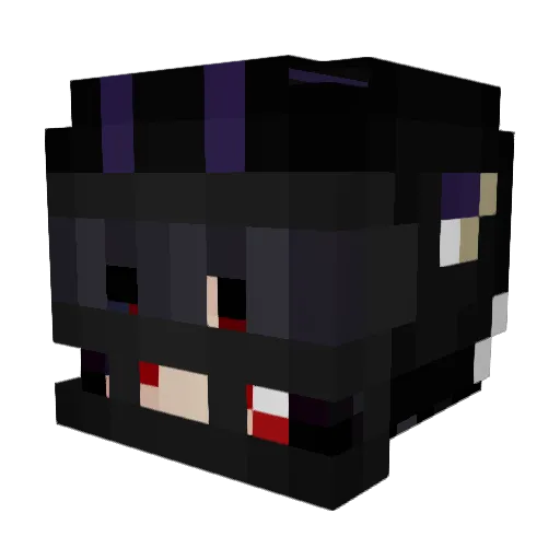 shoulderxd Minecraft avatar head, 3D render