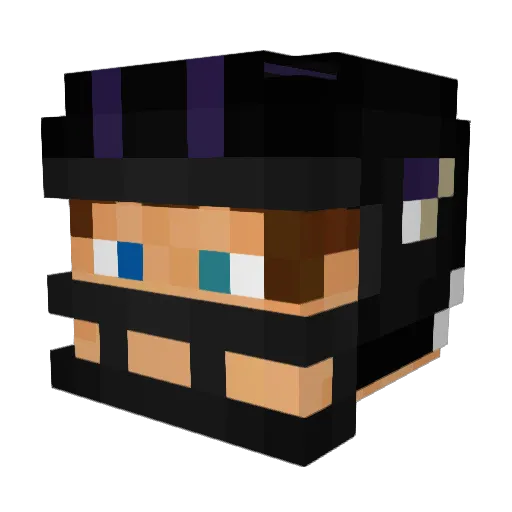 shoulderxd Minecraft avatar head, 3D render
