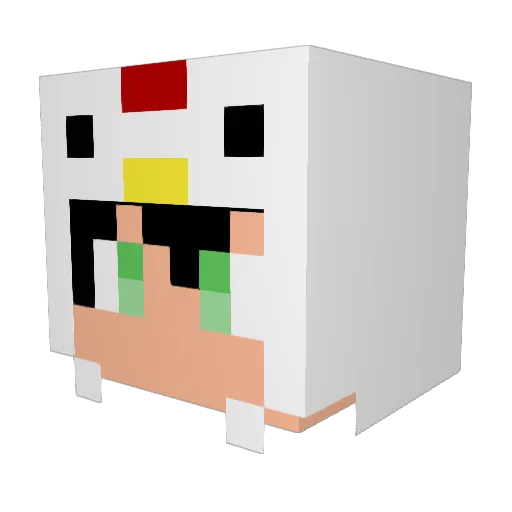 shouma716 Minecraft avatar head, 3D render