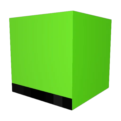 shoutsid Minecraft avatar head, 3D render