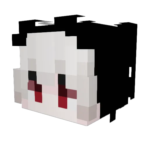 shovaco Minecraft avatar head, 3D render