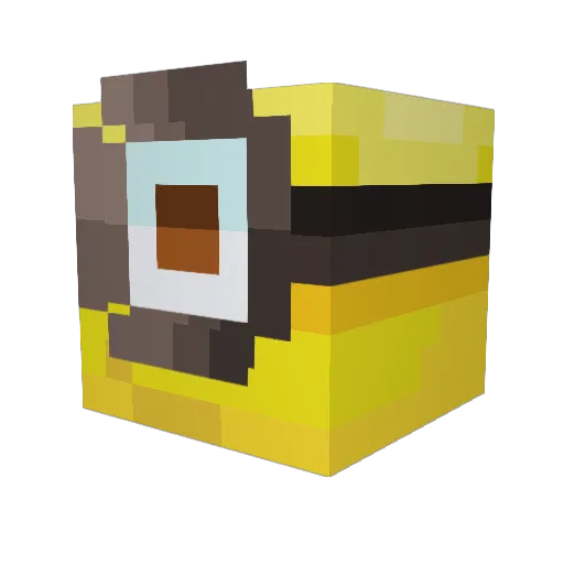 shovel Minecraft avatar head, 3D render