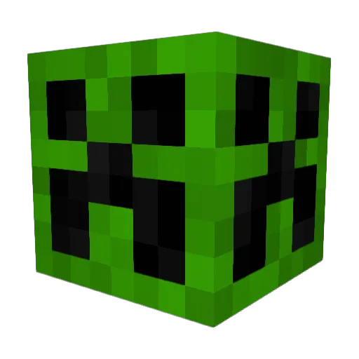 show2323 Minecraft avatar head, 3D render