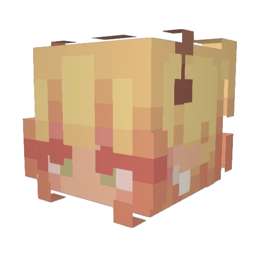 showy1 Minecraft avatar head, 3D render