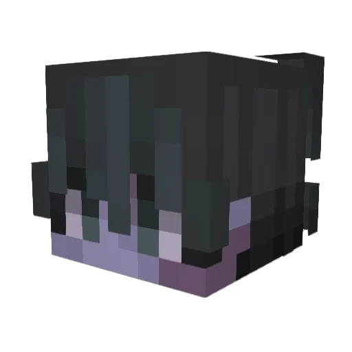 shoyueza Minecraft avatar head, 3D render