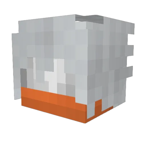 shpetimimii Minecraft avatar head, 3D render