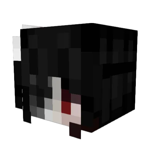 shqdaw Minecraft avatar head, 3D render
