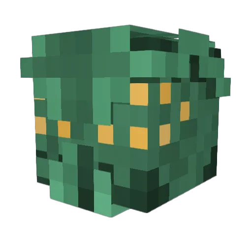 shquapp Minecraft avatar head, 3D render