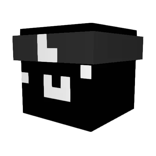 shr3k__ Minecraft avatar head, 3D render