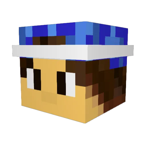 shrak2014 Minecraft avatar head, 3D render