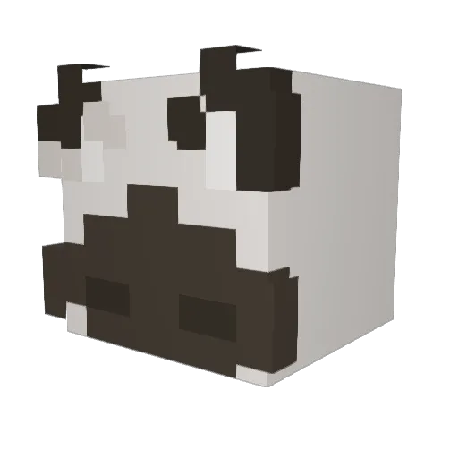 shrawa Minecraft avatar head, 3D render