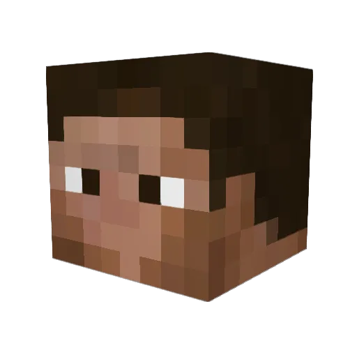 shrccms Minecraft avatar head, 3D render