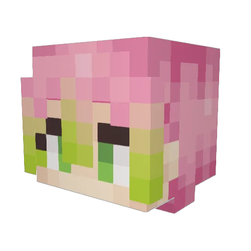 shreder2k Minecraft avatar head, 3D render