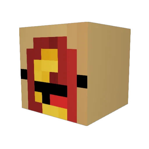 shreg_ Minecraft avatar head, 3D render
