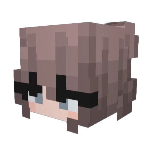 shrekismummy Minecraft avatar head, 3D render