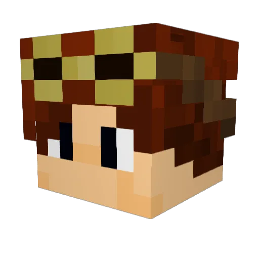 shreksalterego Minecraft avatar head, 3D render