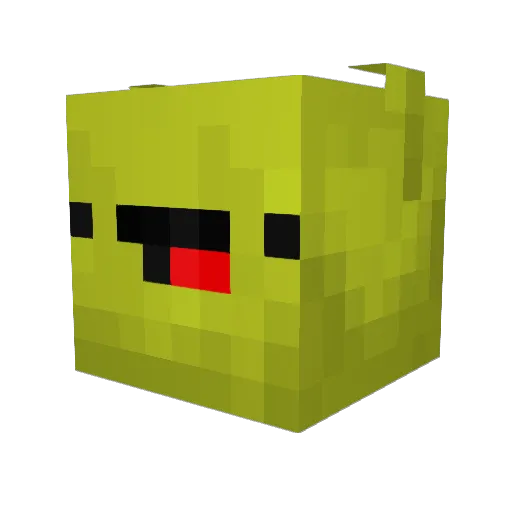 shrektoast Minecraft avatar head, 3D render