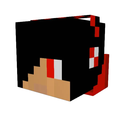 shreves27 Minecraft avatar head, 3D render