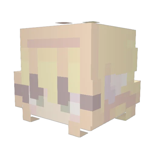 shrexy_ Minecraft avatar head, 3D render
