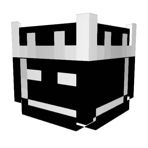 shrfdyaa Minecraft avatar head, 3D render