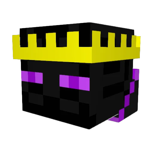 shrillflame Minecraft avatar head, 3D render