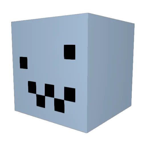 shrimp610 Minecraft avatar head, 3D render