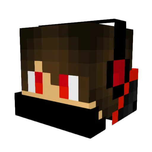 shrimp_daddy69 Minecraft avatar head, 3D render