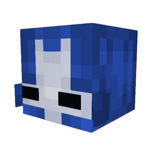 shrimpster19 Minecraft avatar head, 3D render