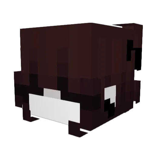 shrioku Minecraft avatar head, 3D render