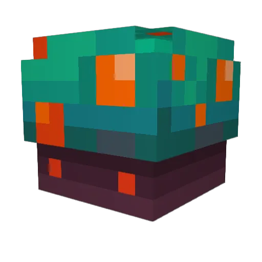 shro0n Minecraft avatar head, 3D render