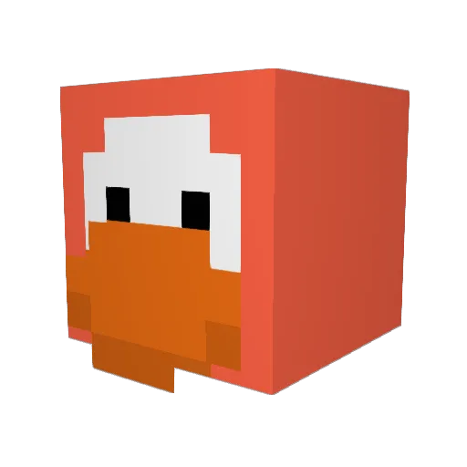 shronkeyes Minecraft avatar head, 3D render