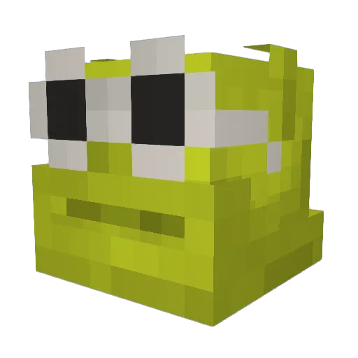 shronko Minecraft avatar head, 3D render