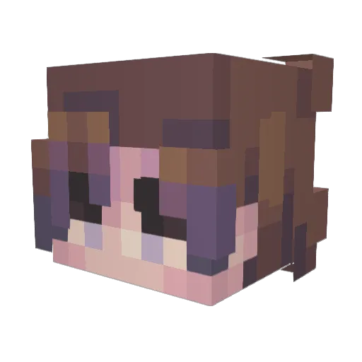 shroom_s Minecraft avatar head, 3D render
