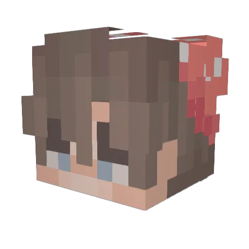 shroomie0 Minecraft avatar head, 3D render