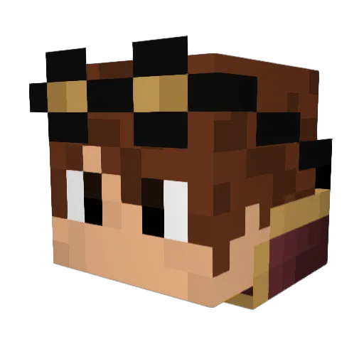 shroudedman00 Minecraft avatar head, 3D render