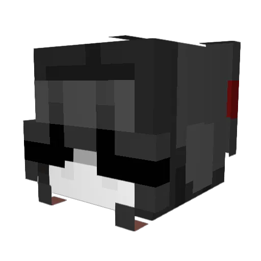 shrvku_ Minecraft avatar head, 3D render