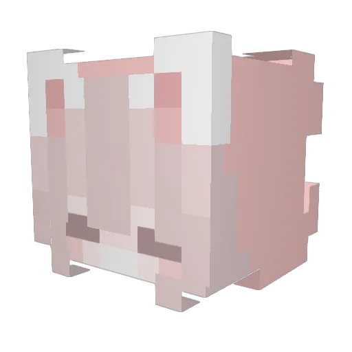 shs5019 Minecraft avatar head, 3D render