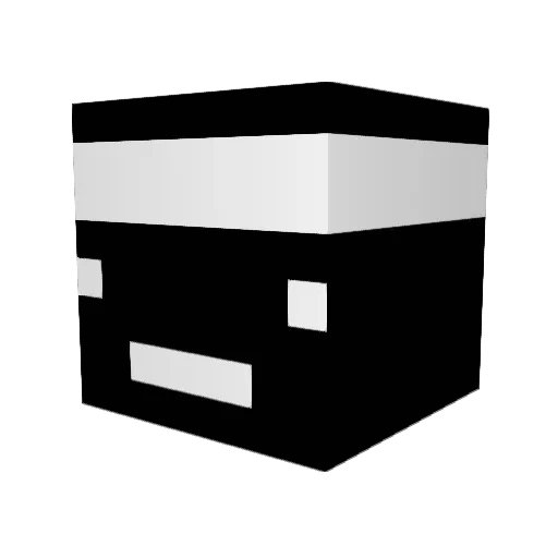 shshadoww Minecraft avatar head, 3D render