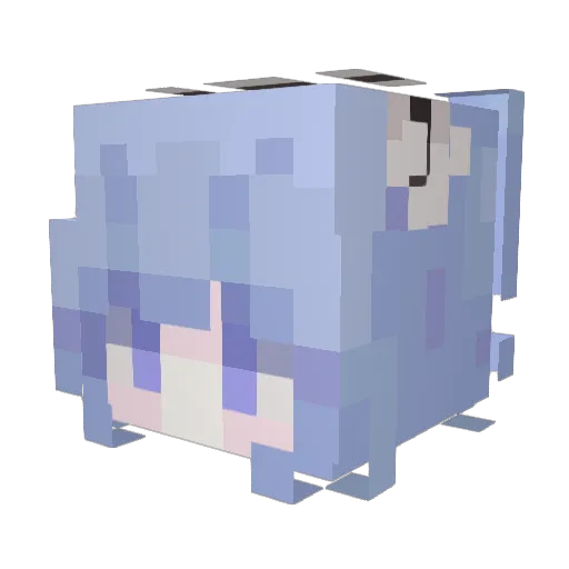 shu1324 Minecraft avatar head, 3D render