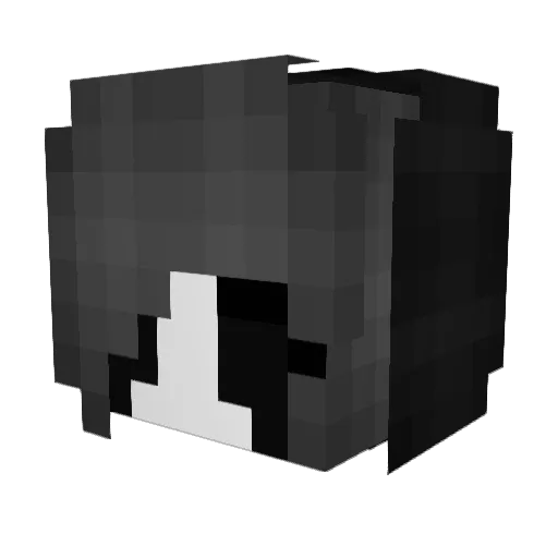 shu2099 Minecraft avatar head, 3D render