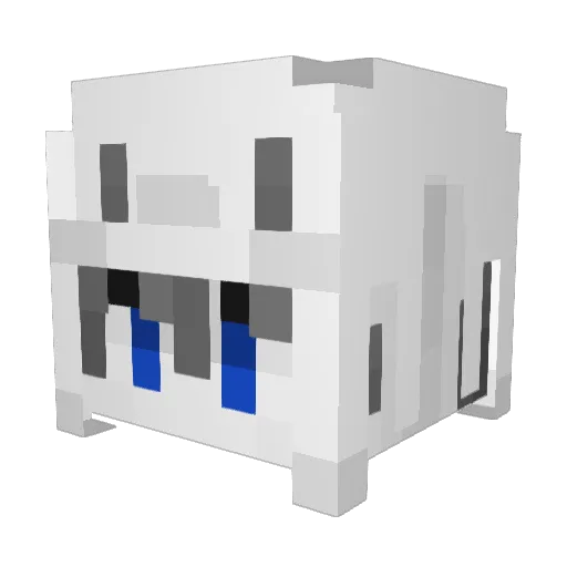 shuaimztkn Minecraft avatar head, 3D render